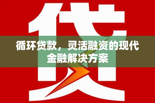 潢川循环贷款，灵活融资的现代金融解决方案
