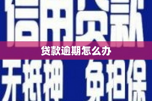 潢川贷款逾期怎么办